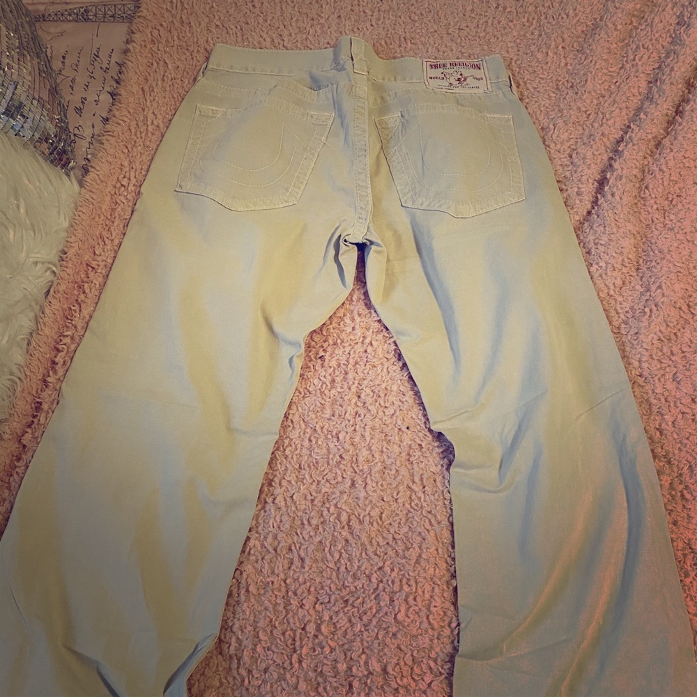 Creme colored jeans